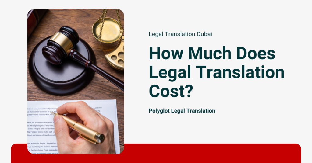 How Much Does Legal Translation Cost